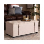 Furniture Kyra Modern and Contemporary Upholstered Storage Trunk Ottoman