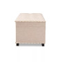 Furniture Kyra Modern and Contemporary Upholstered Storage Trunk Ottoman