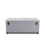 Furniture Kyra Modern and Contemporary Upholstered Storage Trunk Ottoman