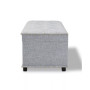 Furniture Kyra Modern and Contemporary Upholstered Storage Trunk Ottoman