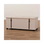 Furniture Kyra Modern and Contemporary Upholstered Storage Trunk Ottoman