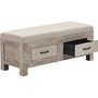 Cottage Upholstered Storage Bench