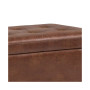 Cosmopolitan Contemporary Rectangle Storage Ottoman