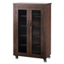 Alesia Shoe Cabinet With Casters