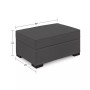 Astra 36" Fabric Chair Bed Storage Ottoman, Created for Macy's