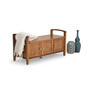 Warm Shaker Storage Bench