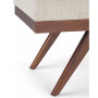 Chanelle Mid Century Modern Rectangle Ottoman Bench