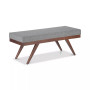 Chanelle Mid Century Modern Rectangle Ottoman Bench