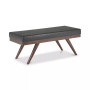 Chanelle Mid Century Modern Rectangle Ottoman Bench