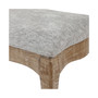 Upholstered Linen Entryway and Bedroom Bench