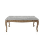 Upholstered Linen Entryway and Bedroom Bench