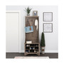 Narrow Hall Tree with 9 Shoe Cubbies