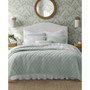Solid Velvet Diamond Stitch 3 Piece Quilt Set, Twin