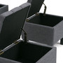 Poway 3-Piece Ottoman II Set