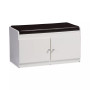 Glasser Cabinet with Seating Bench