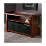Verona Storage Bench with 3 Foldable Baskets