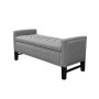 Columbus Button Tufted Storage Bench with Nailhead Trim