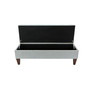 Brooke Button Tufted Upholstered Storage Ottoman Bench