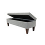 Brooke Button Tufted Upholstered Storage Ottoman Bench