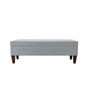 Brooke Button Tufted Upholstered Storage Ottoman Bench