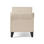 Hayes Contemporary Upholstered Storage Ottoman Bench with Rolled Arms