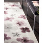 Adirondack Ivory and Purple 2'6" x 6' Runner Area Rug