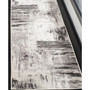 Adirondack Ivory and Grey 2'6" x 6' Runner Area Rug