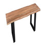 55" Iron, Wood Louisa Rectangular Bench