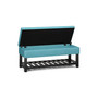 Cosmopolitan Storage Ottoman Bench with Open Bottom