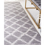 Adirondack Silver and Ivory 2'6" x 6' Runner Area Rug