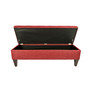 Brooke Button Tufted Upholstered Long Storage Bench