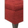 Brooke Button Tufted Upholstered Long Storage Bench