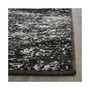 Adirondack Silver and Black 2'6" x 8' Runner Area Rug