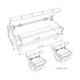 Poway 3-Pc. Ottoman Bench