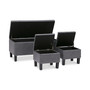 Poway 3-Pc. Ottoman Bench