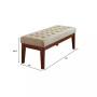Elle Décor Claire Tufted Upholstered Bench