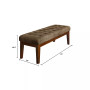Elle Décor Claire Tufted Upholstered Bench