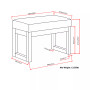 Rabton Small Bench