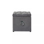 Ella Upholstered 1pc Storage Cube Ottoman With Nailhead Trim