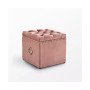 Ella Upholstered 1pc Storage Cube Ottoman With Nailhead Trim