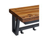 Claremont Rustic Wood Coat Hook and Bench Set
