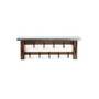 Millwork Double Row Hook Shelf