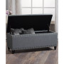 Vincy Studded Storage Bench