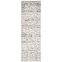 Adirondack Ivory and Silver 2'6" x 6' Runner Area Rug