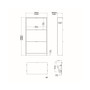 Bright 3 Drawer Shoe Cabinet