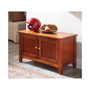 Shaker Cottage Storage Cabinet Bench, Cherry