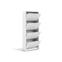 Bright 4 Drawer Shoe Cabinet