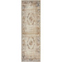 Odette Ode6 Beige 2' x 6' 7" Runner Area Rug