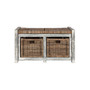 Rustic 30" Storage Bench