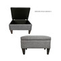 Brooklyn Square Upholstered Storage Ottoman